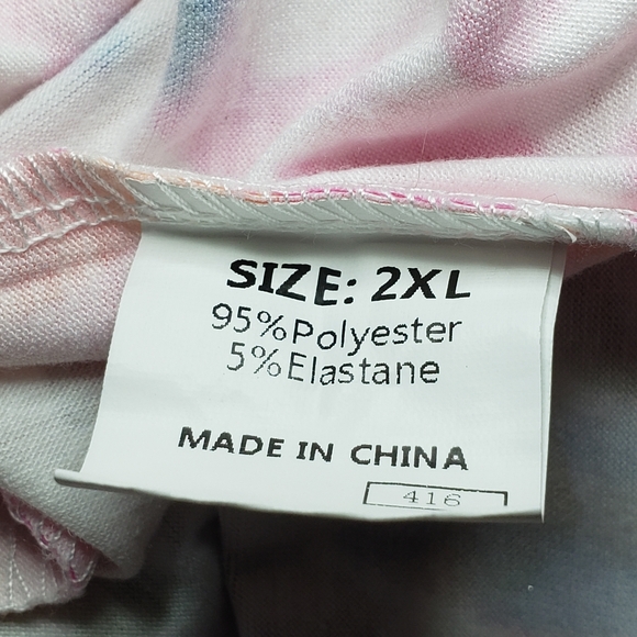 CLEARANCE RAINBOW LEOPARD V-NECK TEE - Picture 7 of 7